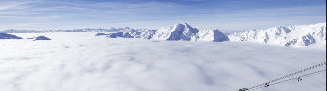 Der Schnalstaler Gletscher ist das schneesicherste Skigebiet in Italien.