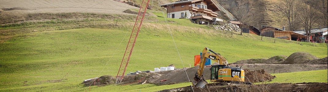 Die Bauarbeiten für die neue Sonnbergbahn laufen bereits auf Hochtouren.