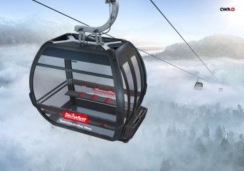 In der SkiWelt wird eine neue Gondelbahn in Itter gebaut.