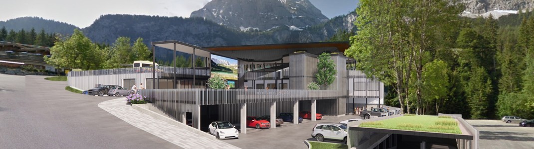 Die neue Talstation der Ehrwalder Alm wird hochmodern und noch komfortabler.