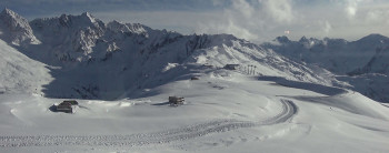 120cm hoch liegt der Schnee bereits am Hochzeiger.