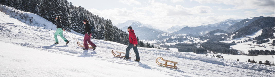 In Oberstdorf erwartet dich abwechslungsreicher Winterspaß für Groß und Klein!