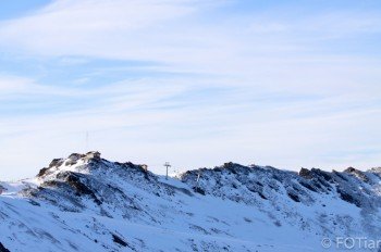 Die Pisten von Cerro Castor führen bis auf 1.057 Meter