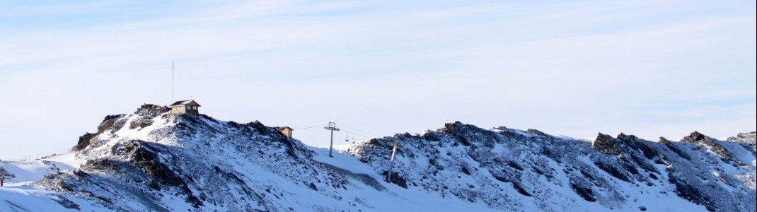 Die Pisten von Cerro Castor führen bis auf 1.057 Meter