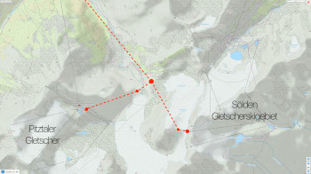 Die Gletscher von Sölden und Pitztal sollen mit drei neuen Gondelbahnen verbunden werden.