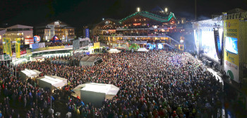 Zum Ski-Opening werden im WM-Park Planai tausende Fans erwartet.