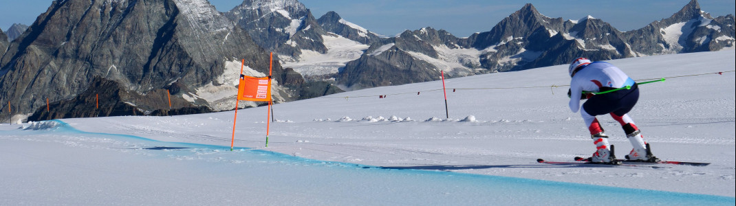 Die Rennen finden zum Großteil auf Gletschergebiet statt.