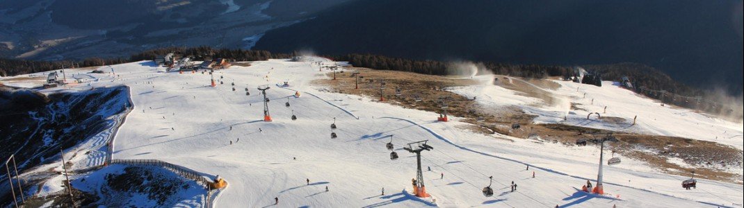 Kunstschneepisten am Kronplatz