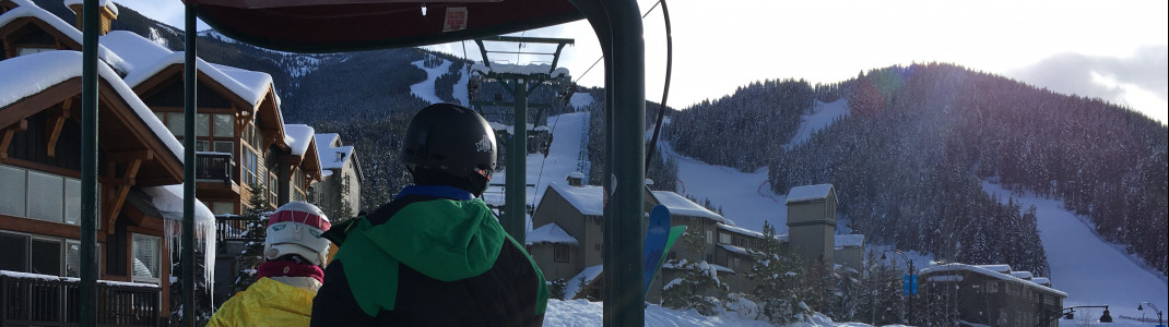 Direkt von der Unterkunft ins Skgiebiet geht es unter anderem in Panorama.