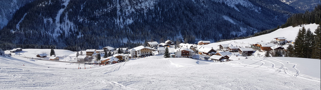 The slope at the ski lift in Rinnen is ideal for practicing.