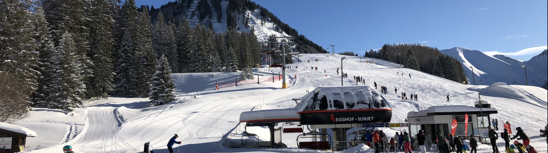 Slope at the Egghof Sunjet chair lift.