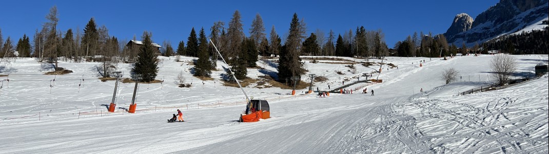 Ideal for practicing are the slopes at the golf lifts.