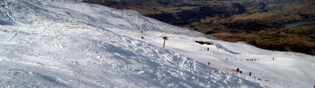 View of "Easy Rider Trail" and the "Rocky Gully T-bar"