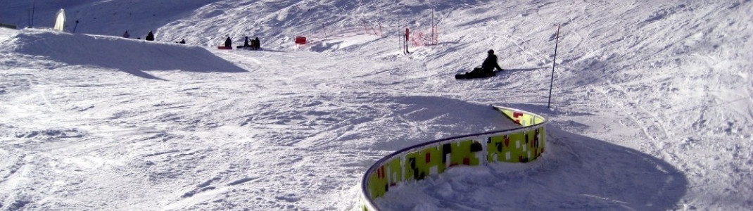 rail in the terrain park