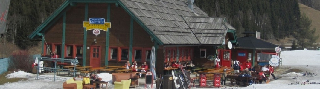 Klösterle hut at the base station.