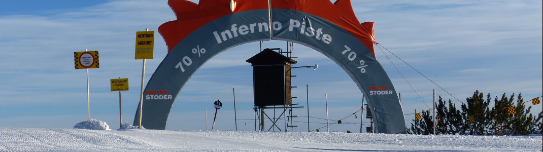 The Inferno slope is one of the highlights in this ski area.