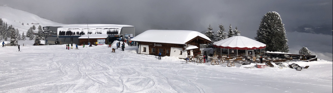 Small but nice: the Firnhütte at the Neuhüttenbahn.