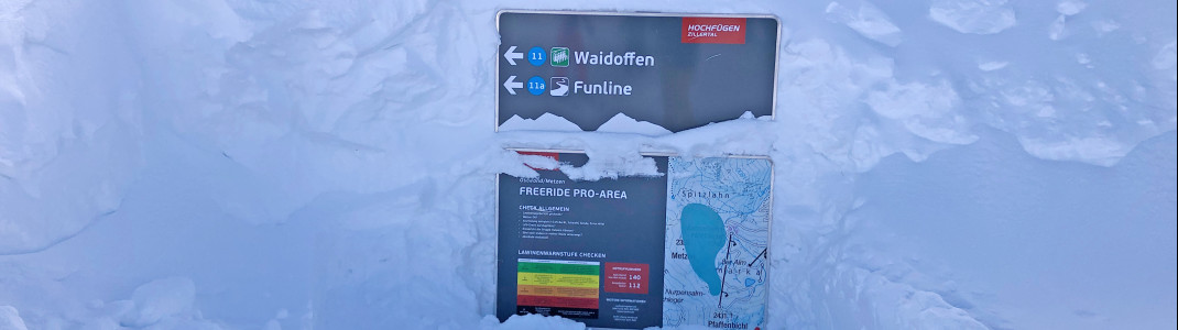 In Hochfügen there is a large freeride area.
