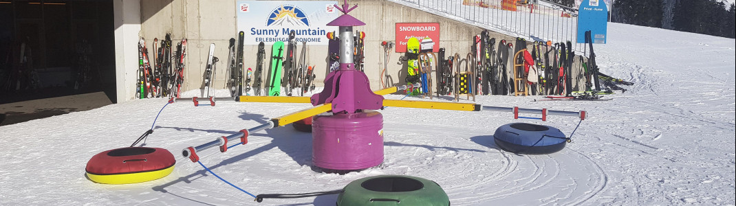 The Sunny Mountain Adventure Park offers a lot for children.