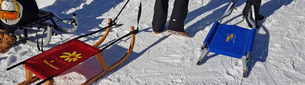 Pure tobogganing fun awaits families on the 6.5 kilometre long toboggan run.