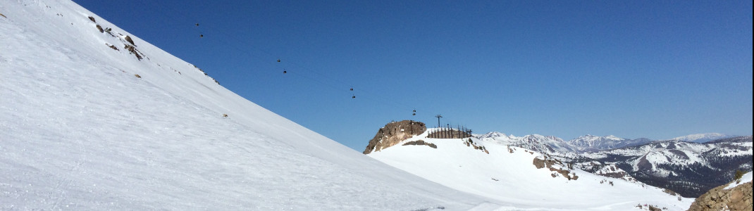 Natural snow as far as the eye can see