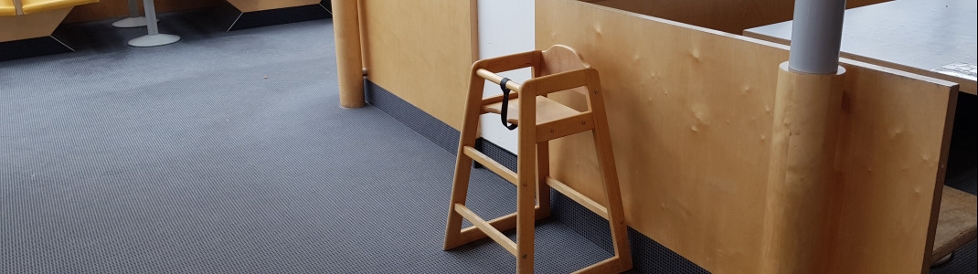 In the restaurant Eissee there are high chairs for the little guests.