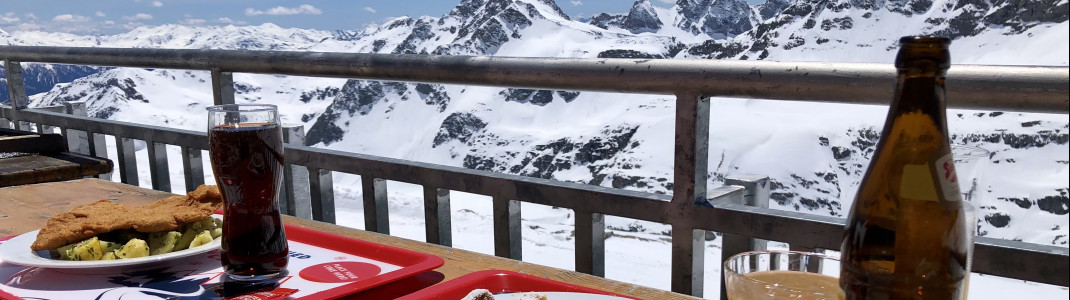 From the sun terrace of the Eissee Restaurant you can enjoy a wonderful view.