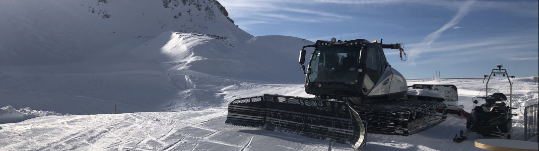 The slopes are well-groomed.