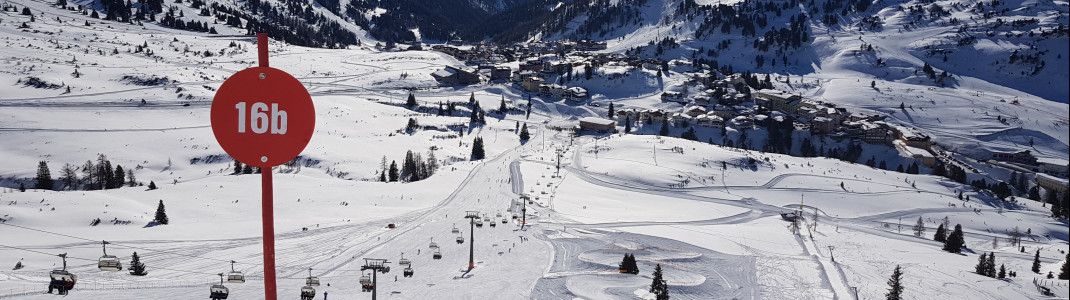 Obertauern offers more than 30 kilometers of red marked slopes.