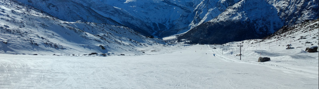 The blue slopes at Kreuzboden are ideal for beginners.