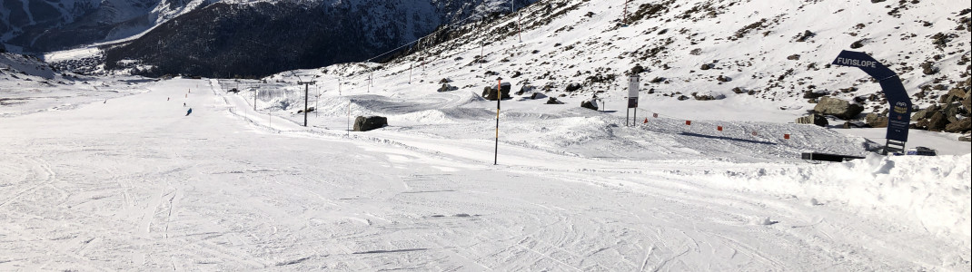 The fun slope is located next to the button lift.