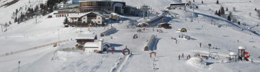 Family Park Serfaus at the top station of the Komperdellbahn gondola