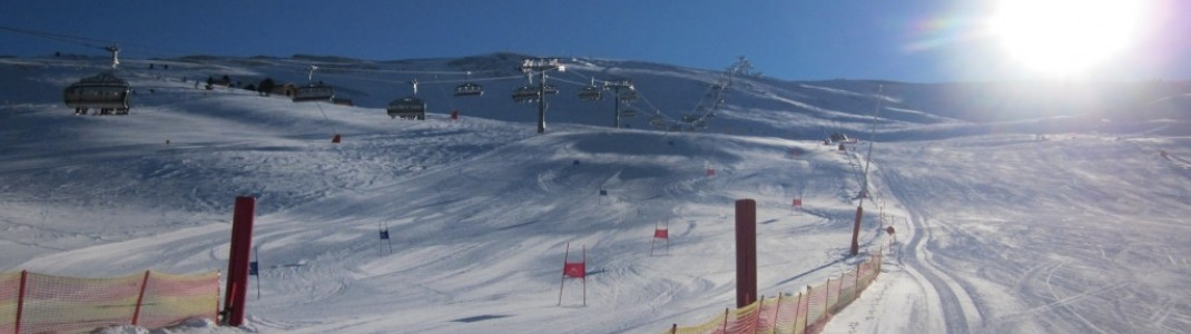 Racing track at the gondola Schöngampbahn