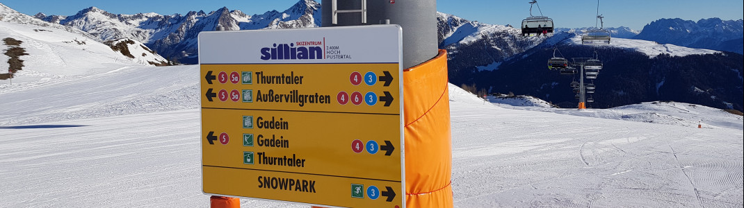 The signage of the slopes and the number of slope markings is absolutely sufficient.