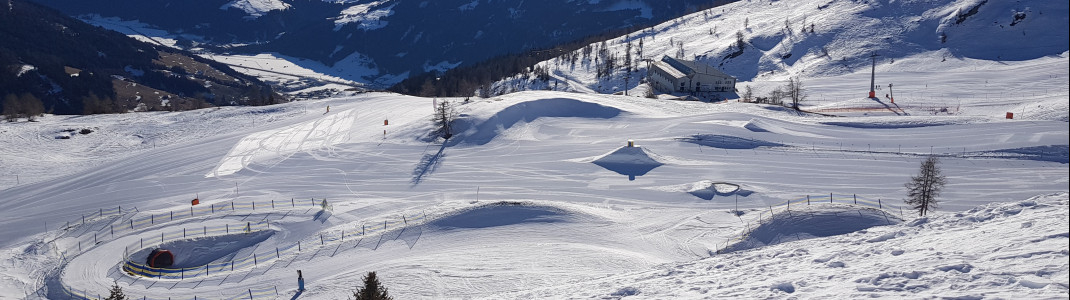 The snowpark is located at the slope no. 3.