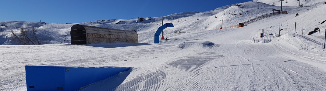 As a funny slope, the park offers varied freestyle elements.