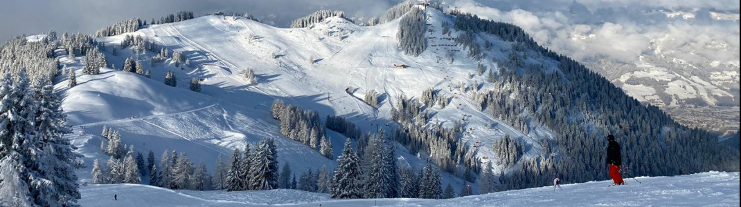 In Snow Space Salzburg, perfect slopes, full snowmaking, lots of mountain restaurants and a great view await you.