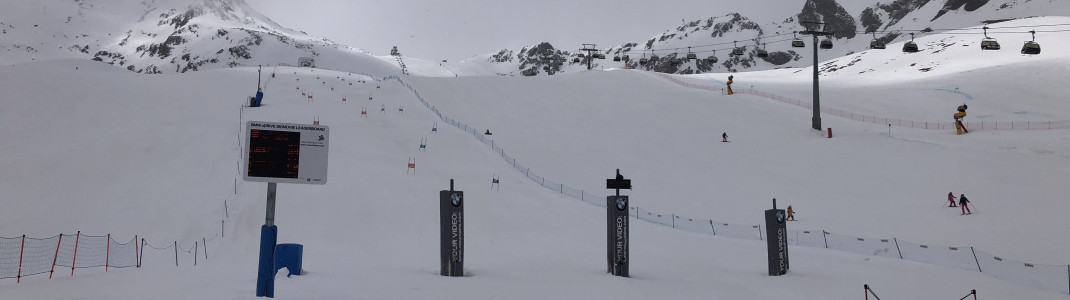 There is a ski movie run and race track at the Giggijoch