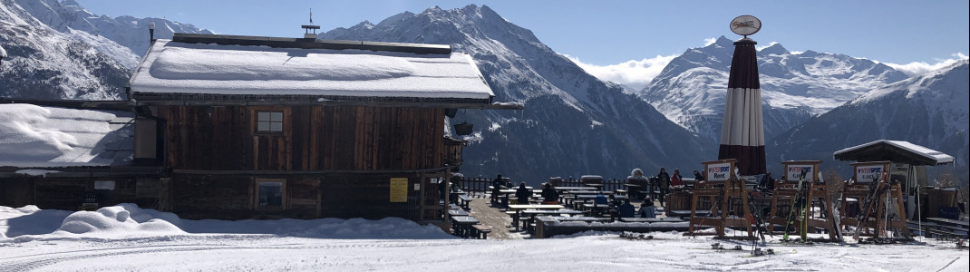 Sunny situated is the Gampe Alm.