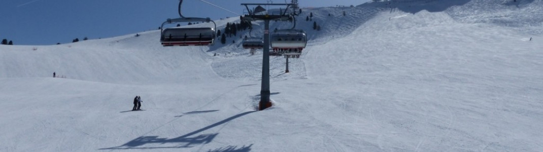 Slopes at the Sochers-Ciampinoi chair lift