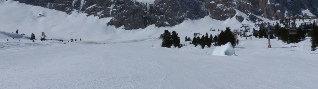 Slope for families next to the Sotsaslong chair lift