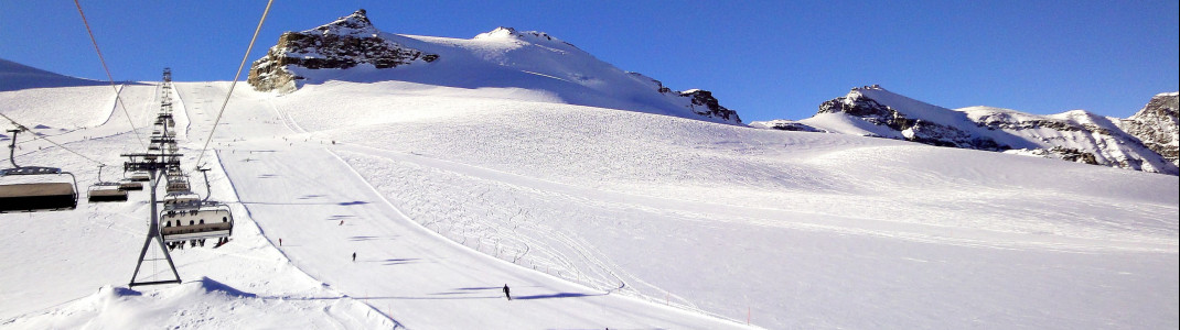 Perfect slopes at Theodul Glacier