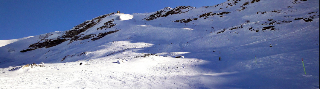 View of the powder areas at Stockhorn