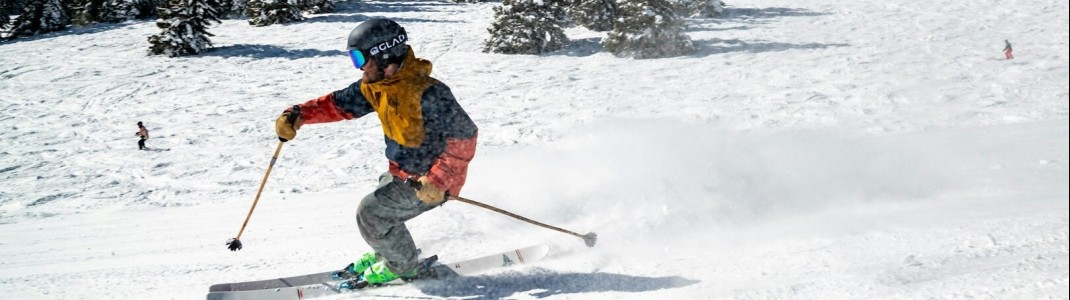 Um sicher Ski zu fahren, ist natürlich auch das Equipment entscheidend.