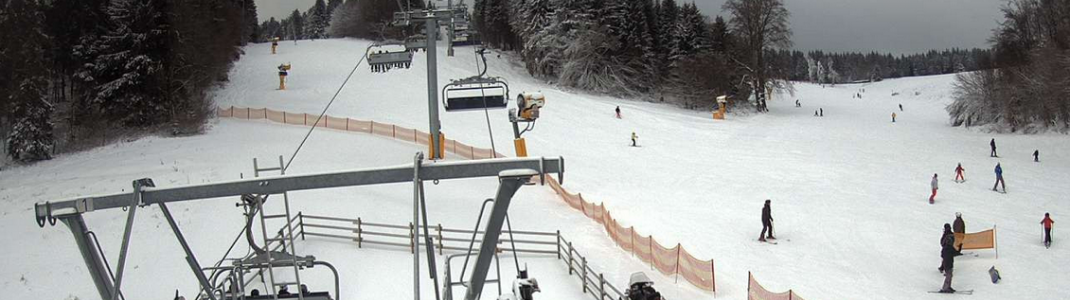 Blick auf den Büre Bremberg X-Press im Skiliftkarussell Winterberg (5. Januar 2017)