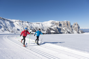 Seiser Alm is a paradise for all cross-country lovers.
