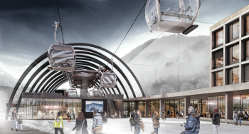 The new Silvretta Park is being built at the base station.