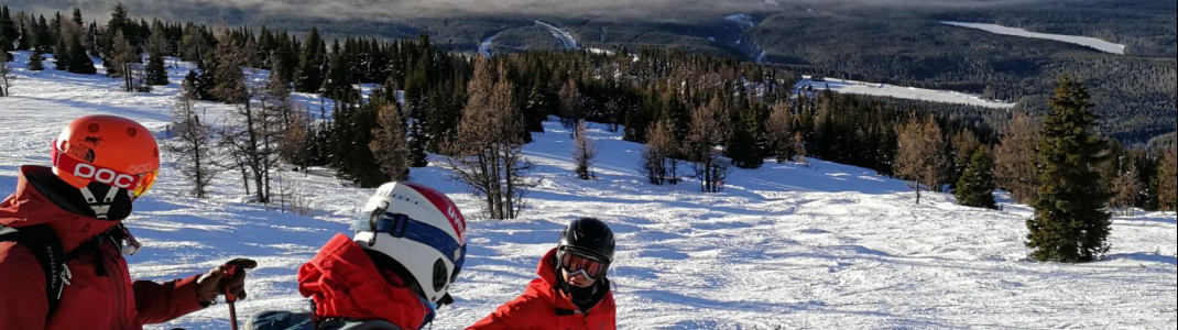 Perfect weather on our first day at Lake Louise.