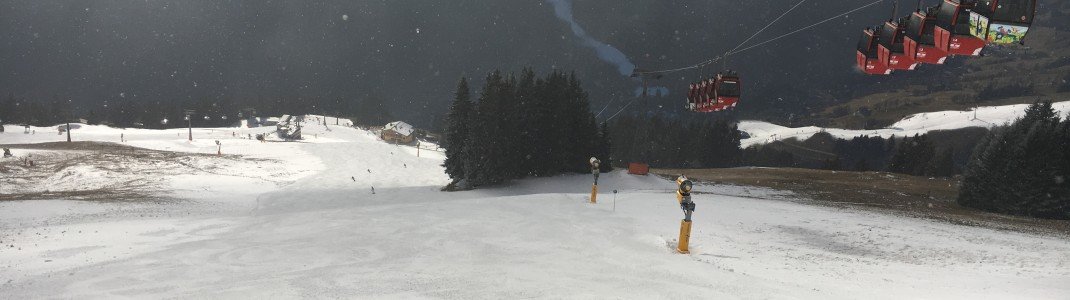 So macht Skifahren Spaß: Fast leere Pisten und nicht vorhandene Warteschlangen an den Liften.