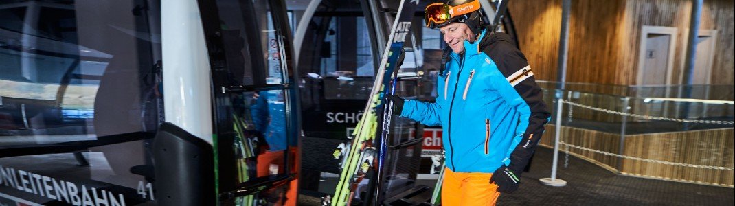 3200 Personen können mit der neuen Schönleitenbahn pro Stunde auf den Berg befördert werden.